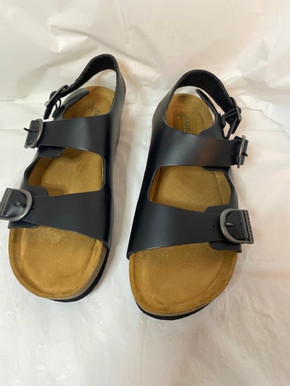 Eastland Charlestown Double Strap Slingback Sandals - Black, Women's size 11M